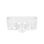 Picture of Fiore Suction Sink Sponge & Brush Holder - White