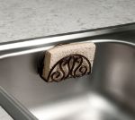 Picture of Patrice Suction Sink Sponge Holder - Black