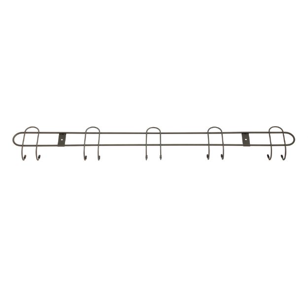 Picture of Wall Mount 10-Hook All Purpose Rack - Industrial Gray