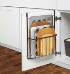 Picture of Ashley Over the Cabinet Cutting Board & Bakeware Holder - Bronze