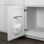 Picture of Cora Cabinet & Wall Mount Recycling Bag Holder - Gray/Clear