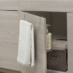 Picture of Duo Over the Cabinet Towel Bar & Medium Basket - Chrome