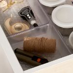 Picture of HEXA® 6" x 6" Drawer Organizer — Clear Frost