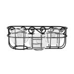 Picture of Scroll™ Suction Sink Sponge & Brush Holder - Black