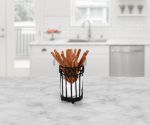 Picture of Scroll Utensil Holder - Black