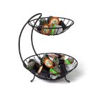 Picture of Yumi Arched 2-Tier Server - Black