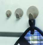 Picture of Small Magnetic Round Hook - Brushed Nickel