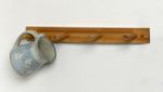 Picture of 4-Peg Wall Mount Wood Rack - Bamboo