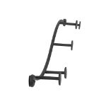 Picture of Sweep Wall Mount 5-Hook Rack - Black