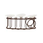 Picture of Twist Suction Sink Sponge & Brush Holder - Bronze