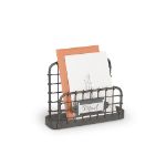 Picture of Vintage Living Desktop Letter Holder - Industrial Gray