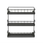 Picture of Vintage Living Wall Mount  3-Tier Spice Rack - Industrial Gray