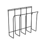Picture of Wall Mount Wire Magazine Rack - Black