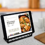 Picture of Finley Tablet & Cookbook Holder - Black
