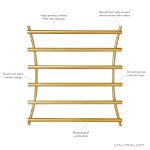 Picture of Euro® Raised Square Trivet - Gold
