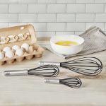 Picture of 6" Silicone Coated Stainless Steel Whisk - Black