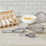 Picture of 11" Silicone Coated Stainless Steel Whip Whisk - Charcoal