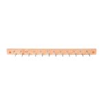 Picture of 24-Peg Wall Mount Tie & Belt Organizer - Natural Wood