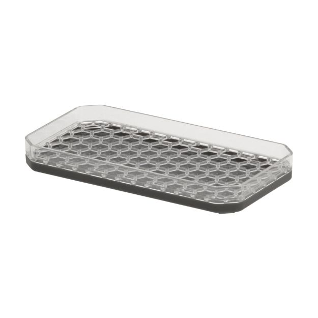 Picture of HEXA Sponge & Soap Dish Gray/Clear