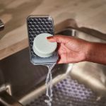 Picture of HEXA Sponge & Soap Dish Gray/Clear