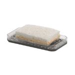 Picture of HEXA Sponge & Soap Dish Gray/Clear