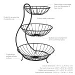Picture of Yumi Arched 3-Tier Server - Black