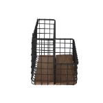 Picture of Vintage Living Wall Mount Office File & Letter Holder - Black